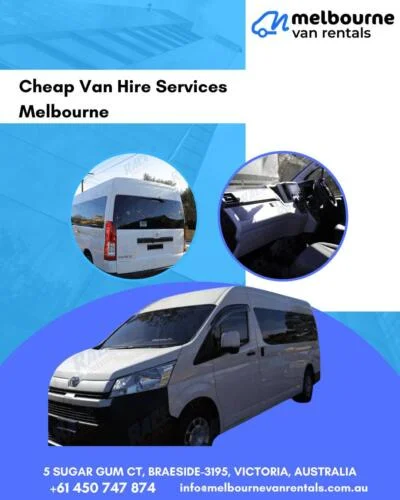 Cheap Van Rental in Melbourne
